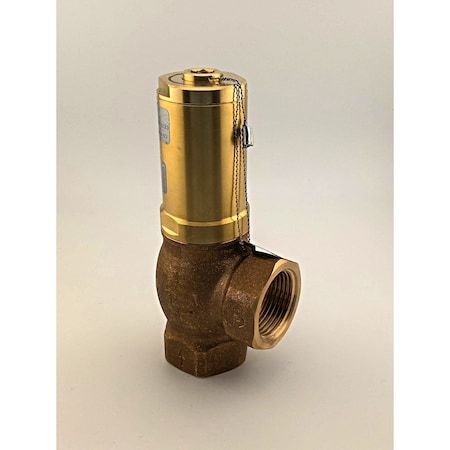 Goetze Kg Overflow Valve Series 617, Abs, Gunmetal, Gas And Liquids.1In Bspp-F, Ptfe, External Adjust 617tGFO-25-f/f-25/25-PTFE 2-8 bar